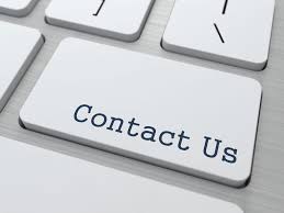 contact us button on a keyboard